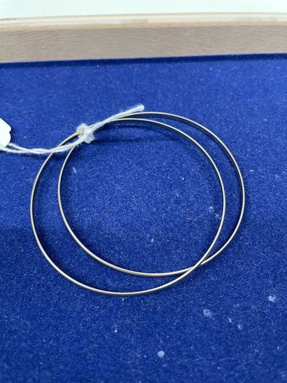 Pair of bracelets
In pink gold 750°/°°
Weight...