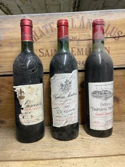 Lot of 3 Blles (red) :
- Château Giscours,...