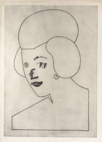 Eduardo ARROYO (1937-2018)
Money, 1988
Eau-forte,...