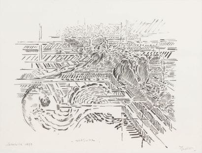 François ROUAN (né en 1943)
Stücke, 1989
Dessin...