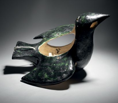 Guidette CARBONELL (1910-2008)
Oiseau lumineux 
Suspension...