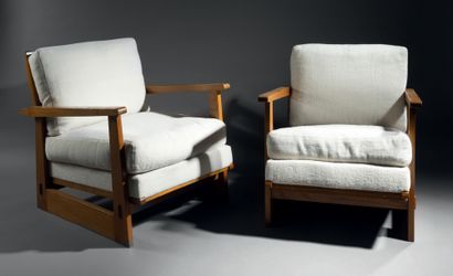 Maxime OLD (1910-1991)
Paire de fauteuils...