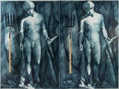 Andrei Molodkin (né en 1966)
Diptyque d'Apollon...