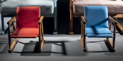 Akita MOKKO (XXe - XXIe)
Paire de fauteuils...