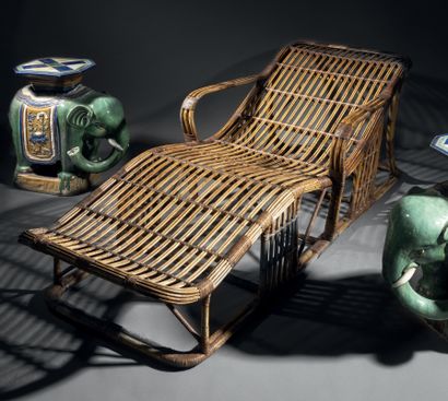 TRAVAIL JAPONAIS DES ANNÉES 50
Chaise longue...