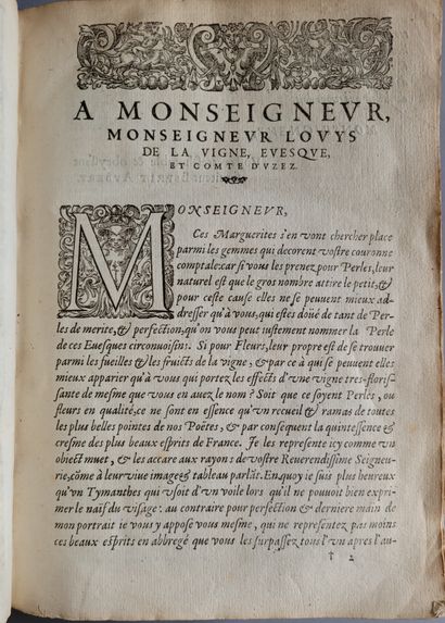 AUBERT (Esprit).
Ɵ les Marguerites poétiques,...