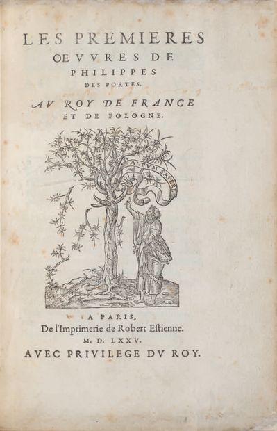 DESPORTES (Philippe).
Ɵ The First Works....