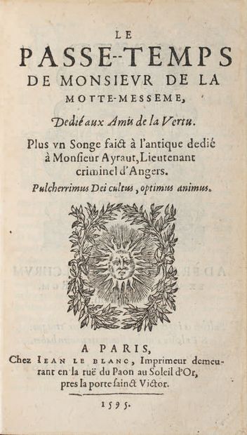 LA MOTTE-MESSEMÉ (François Le Poulchre de).
Ɵ...