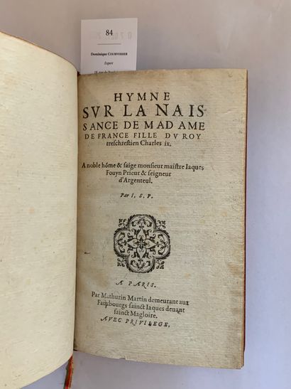 
Ɵ HYMNE on the birth of Madame de France...