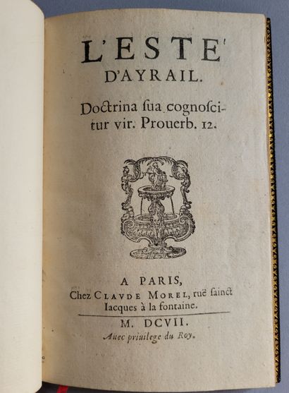 AYRAIL (Pierre).
Ɵ L'Esté. Paris, Claude...