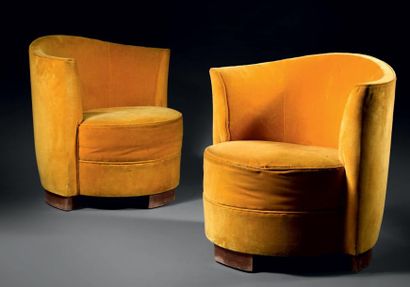 TRAVAIL FRANÇAIS 1930-1940
PAIRE DE FAUTEUILS...