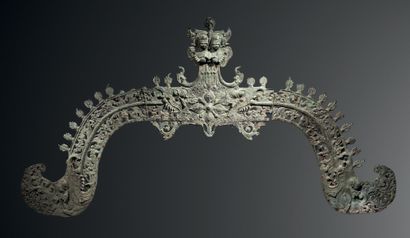 Upper part of prabhamandala, South India,...