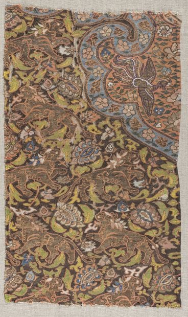 Lions and phoenix. Central Asia, c. 1200...