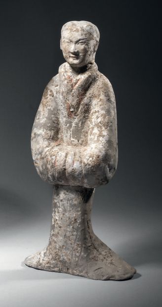 Court lady, China, Han dynasty (3rd century...