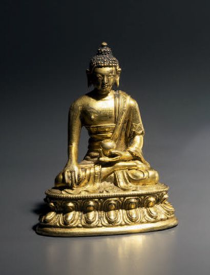 Seated Buddha, China, 18th century H. 6.5...