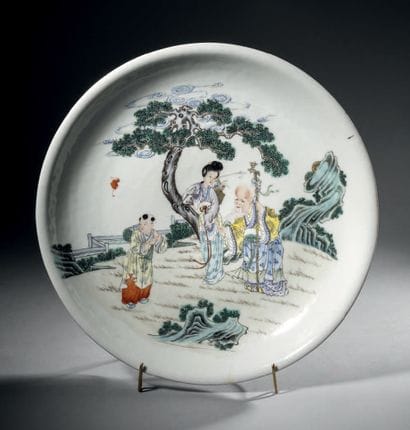 CHINE - XXe siècle
Porcelain bowl decorated...