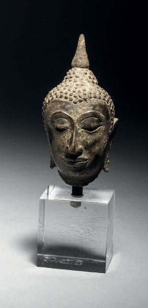 THAÏLANDE - XVIe siècle
Small head of Buddha...
