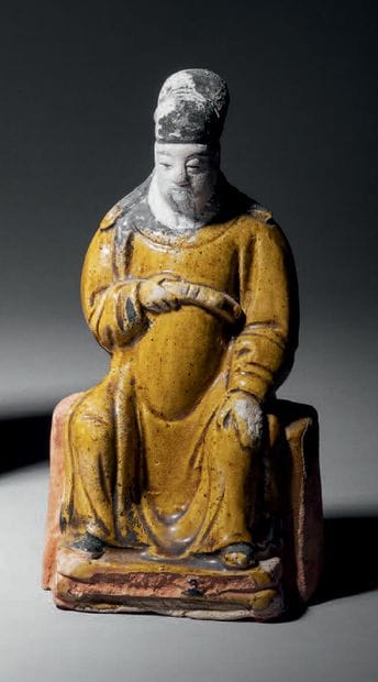 CHINE - Dynastie MING (1368-1644)
Statuette...