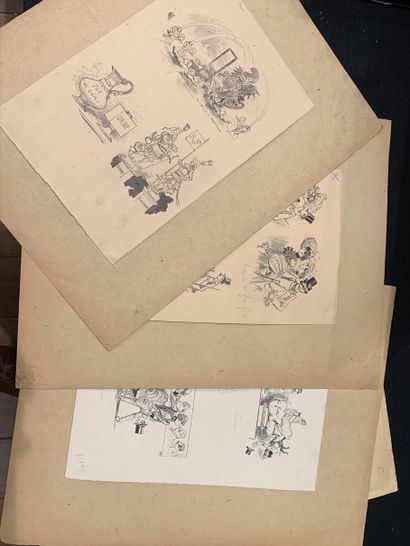 Albert Robida (1848-1926)
A set of 6 plates...