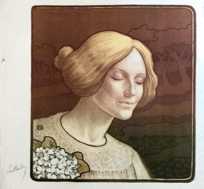 Paul Berthon (1872-1934)
Female face (l'Inconnue...