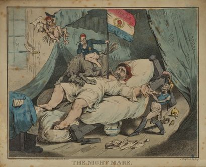 The nightmare, 1799.
Gravure caricaturale...