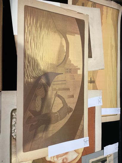 Paul Emile Berthon (1872-1909)
Venice n°2
Lithographs...
