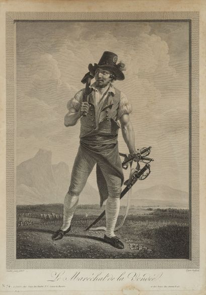 Le maréchal de la Vendée
Gravure par Copia...