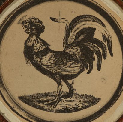 Lot de 3 gravures séditieuses en tondo figurant...
