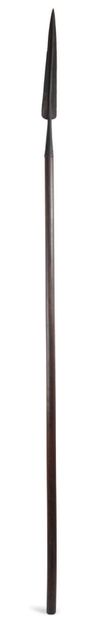 Iron spear engraved A N for Armée Nationale,...