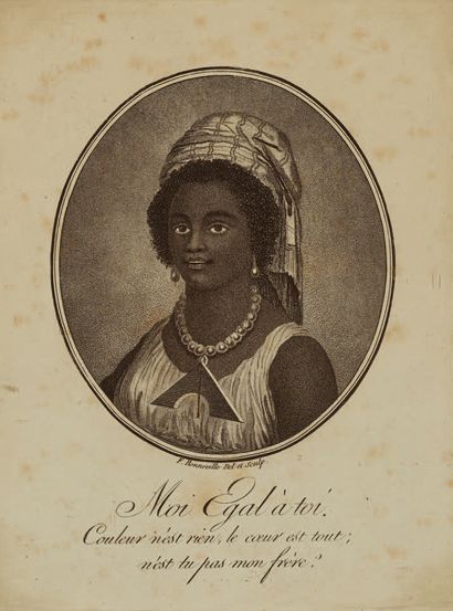 Pair of engravings featuring black women...