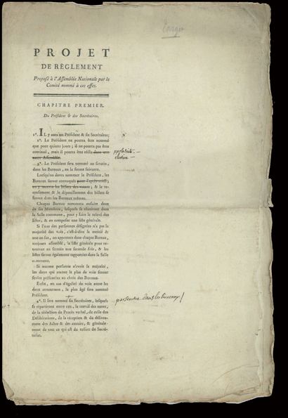 [National Assembly]
Draft regulation proposed...