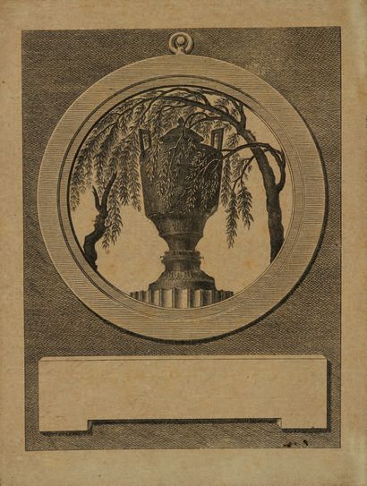 Gravure séditieuse figurant une urne sous...