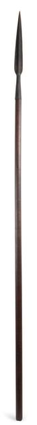 Iron spear engraved A N for Armée Nationale,...