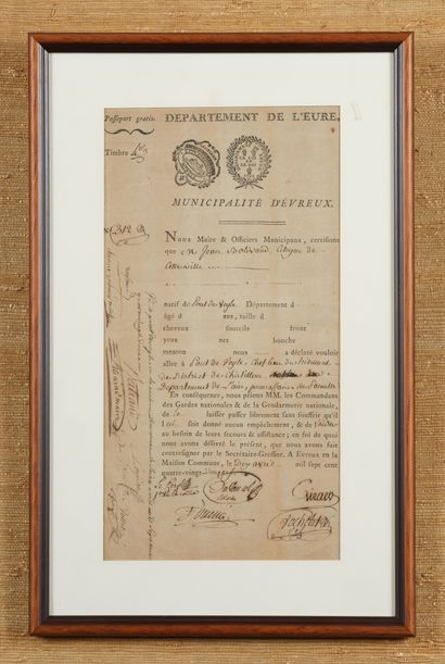 Lot of five headed papers partly handwritten...