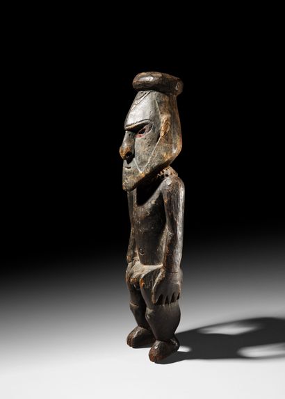 STATUE, ÎLE DE VOKÉO, EMBOUCHURE DU SEPIK,...