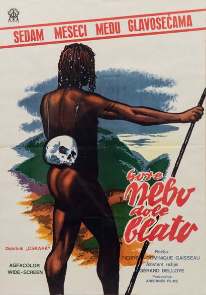 ENSEMBLE DE TROIS AFFICHES ENCADRÉES :
-...