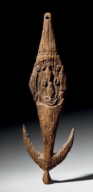 CROCHET SAWOS MOYEN SEPIK, PAPOUASIE-NOUVELLE-GUINÉE
Bois
H....