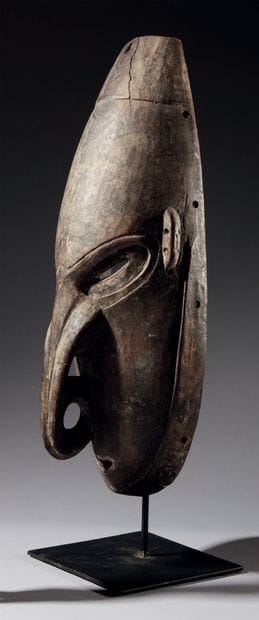 MASQUE, LAC MURIK, VILLAGE WATAM, MOYEN SEPIK,...