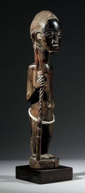 Statuette Baoulé, Côte d'Ivoire
Bois, perles
H....