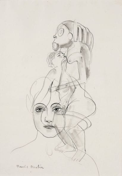 Francis PICABIA (1879-1953)
Sans titre, Transparence...