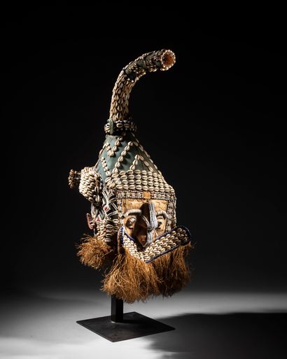 Masque Kuba, République Démocratique du Congo
Bois,...