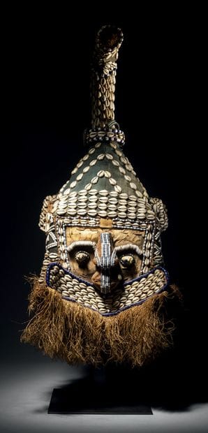 Masque Kuba, République Démocratique du Congo
Bois,...
