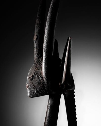 Cimier ciwara Bambara, Mali
Bois
H. 46 cm

Provenance...