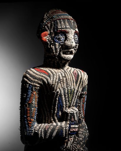 Statue royale Bangwa, Cameroun
Bois, perles
H....