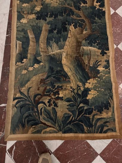 Tapestry
Greenery with trees
In polychrome...