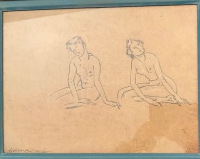 Arthur Bowen DAVIES (1862-1928)
Two Women
Charcoal...