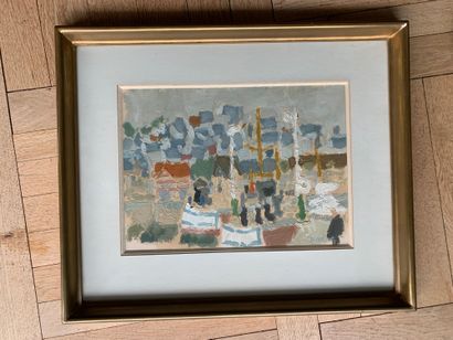 Pierre COQUET (1926-2021)
The roofs of Trouville
Oil...