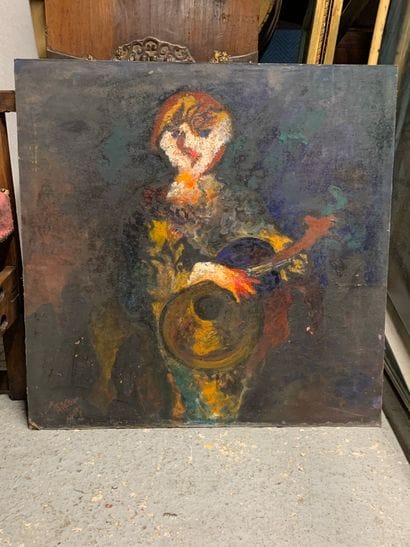 Charles MARCON (1920-2019)
Pierrot with a...