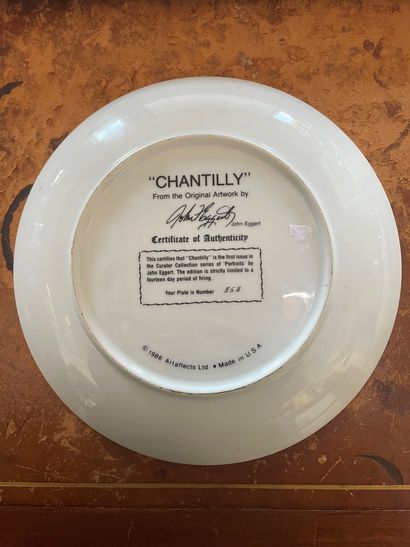 JOHN EGGERT
Chantilly
Assiette en porcelaine...