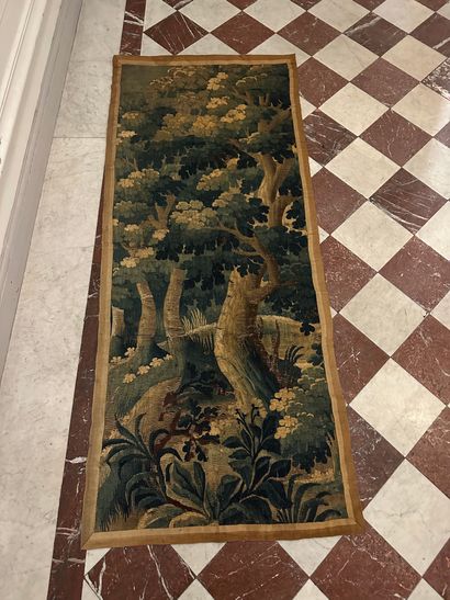 Tapestry
Greenery with trees
In polychrome...